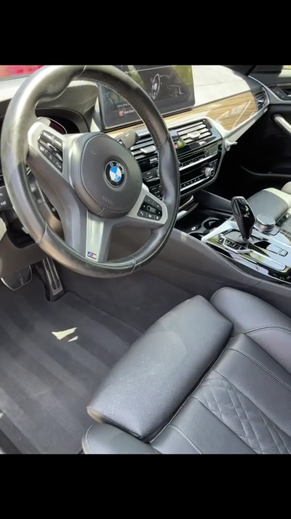 Clean BMW driver area after A&N interior detailing