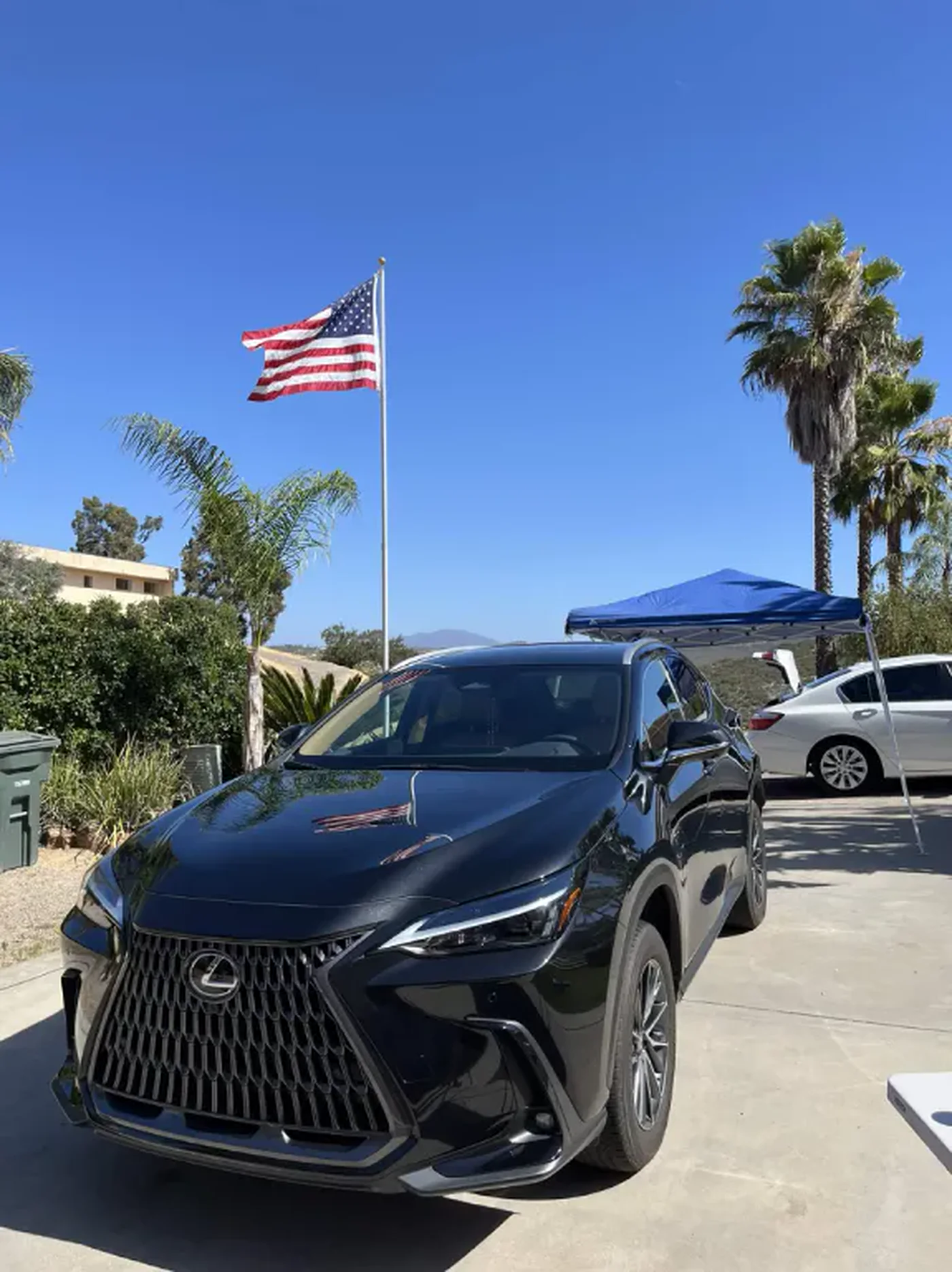 Black Lexus after A&N exterior detailing in Ramona